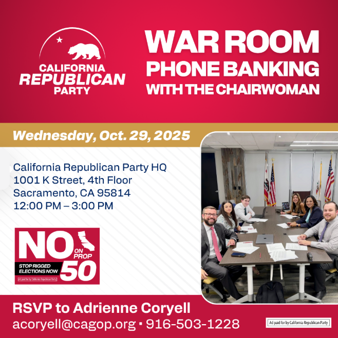 Oct 29 phone bank with CAGOP