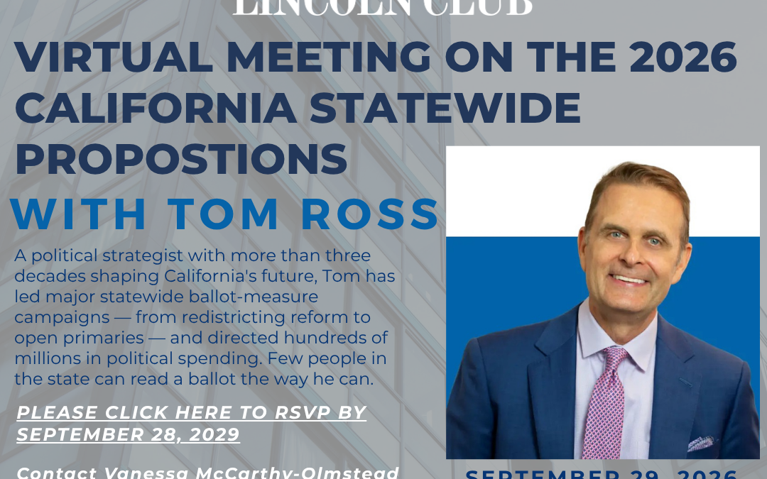 CA State Propositions Review with Tom Ross